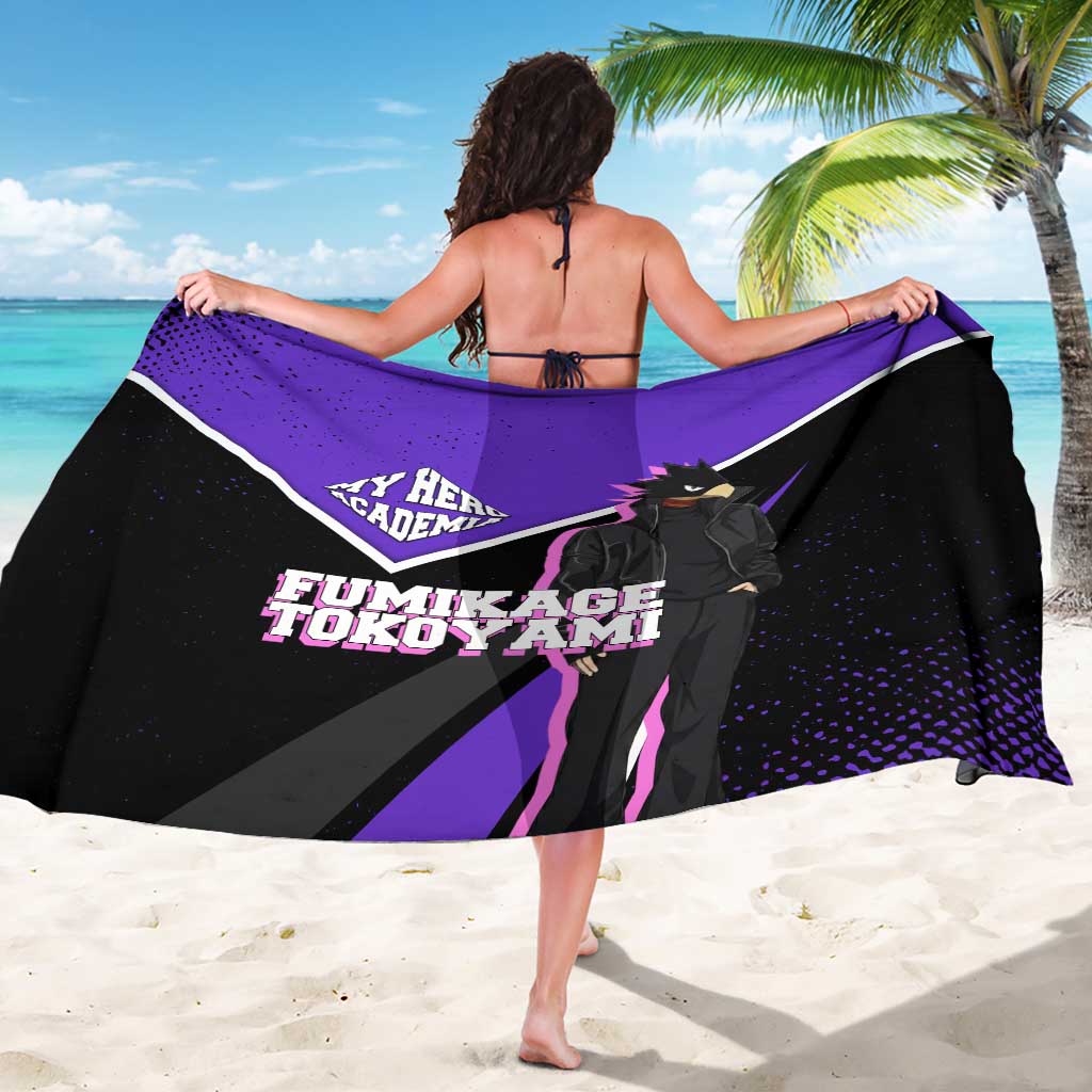 Fumikage Tokoyami My Hero Academia Sarong Anime Grunge Splatter Graphic Style