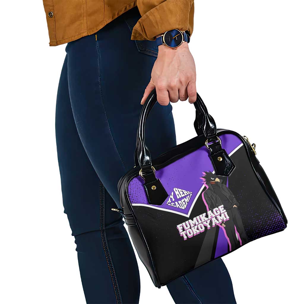 Fumikage Tokoyami My Hero Academia Shoulder Handbag Anime Grunge Splatter Graphic Style