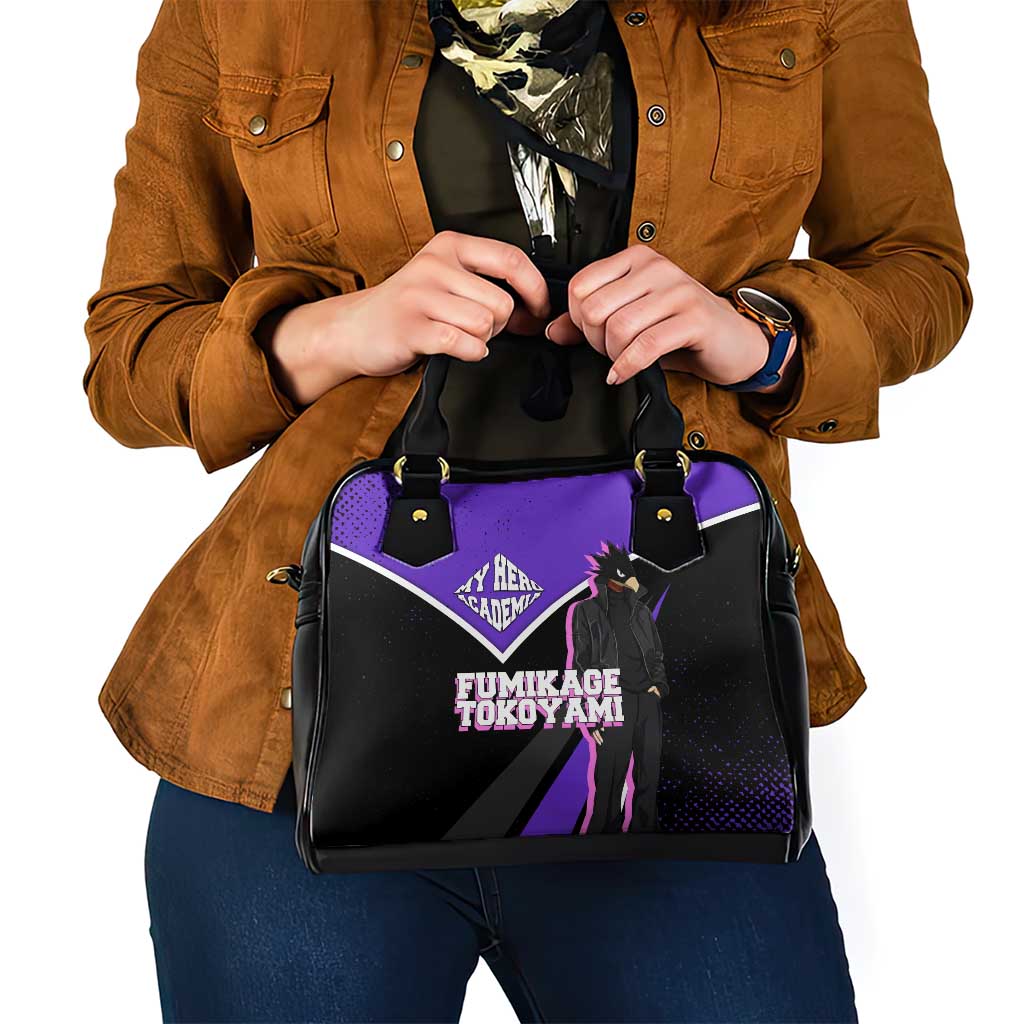 Fumikage Tokoyami My Hero Academia Shoulder Handbag Anime Grunge Splatter Graphic Style