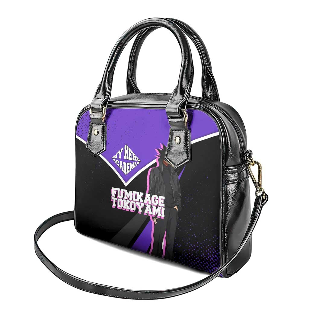 Fumikage Tokoyami My Hero Academia Shoulder Handbag Anime Grunge Splatter Graphic Style