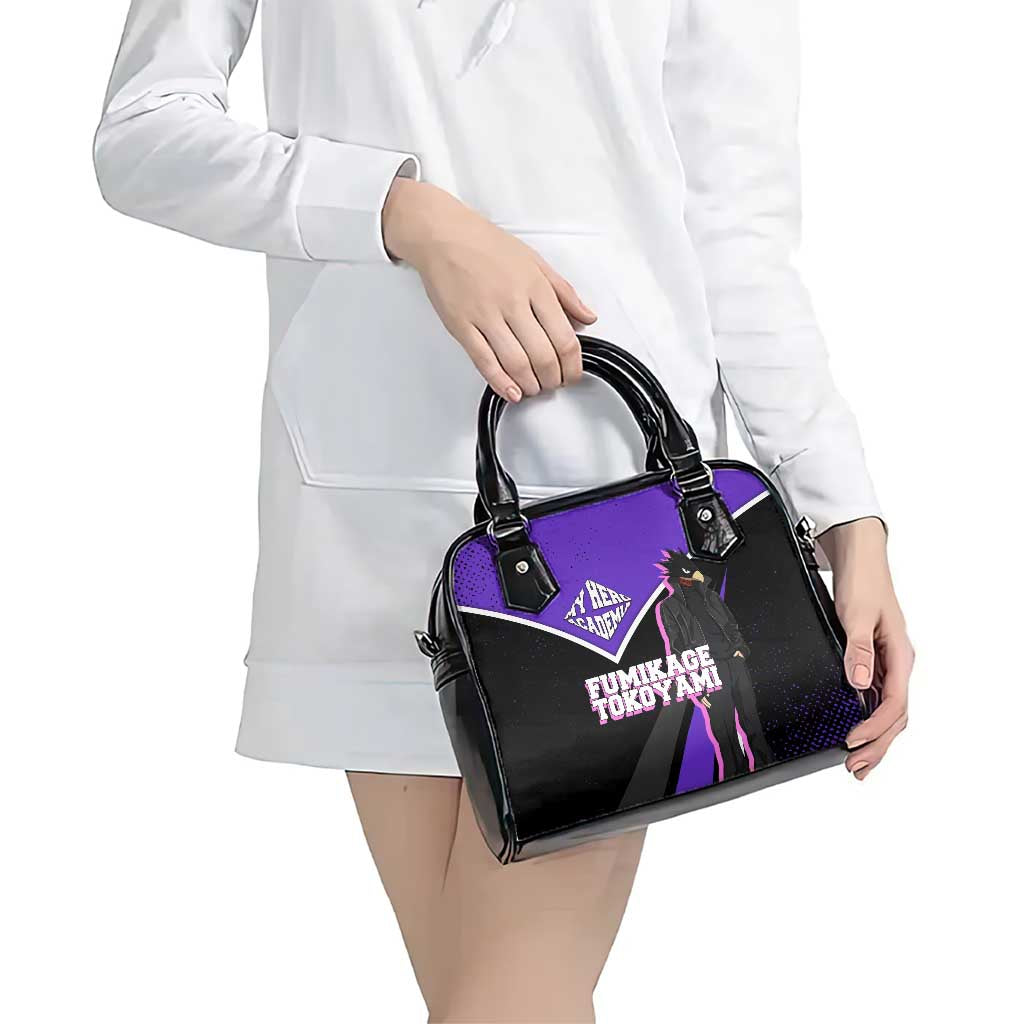 Fumikage Tokoyami My Hero Academia Shoulder Handbag Anime Grunge Splatter Graphic Style