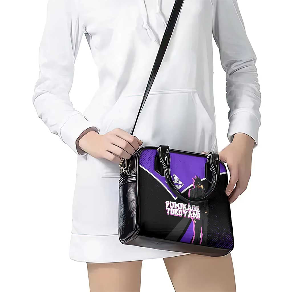 Fumikage Tokoyami My Hero Academia Shoulder Handbag Anime Grunge Splatter Graphic Style
