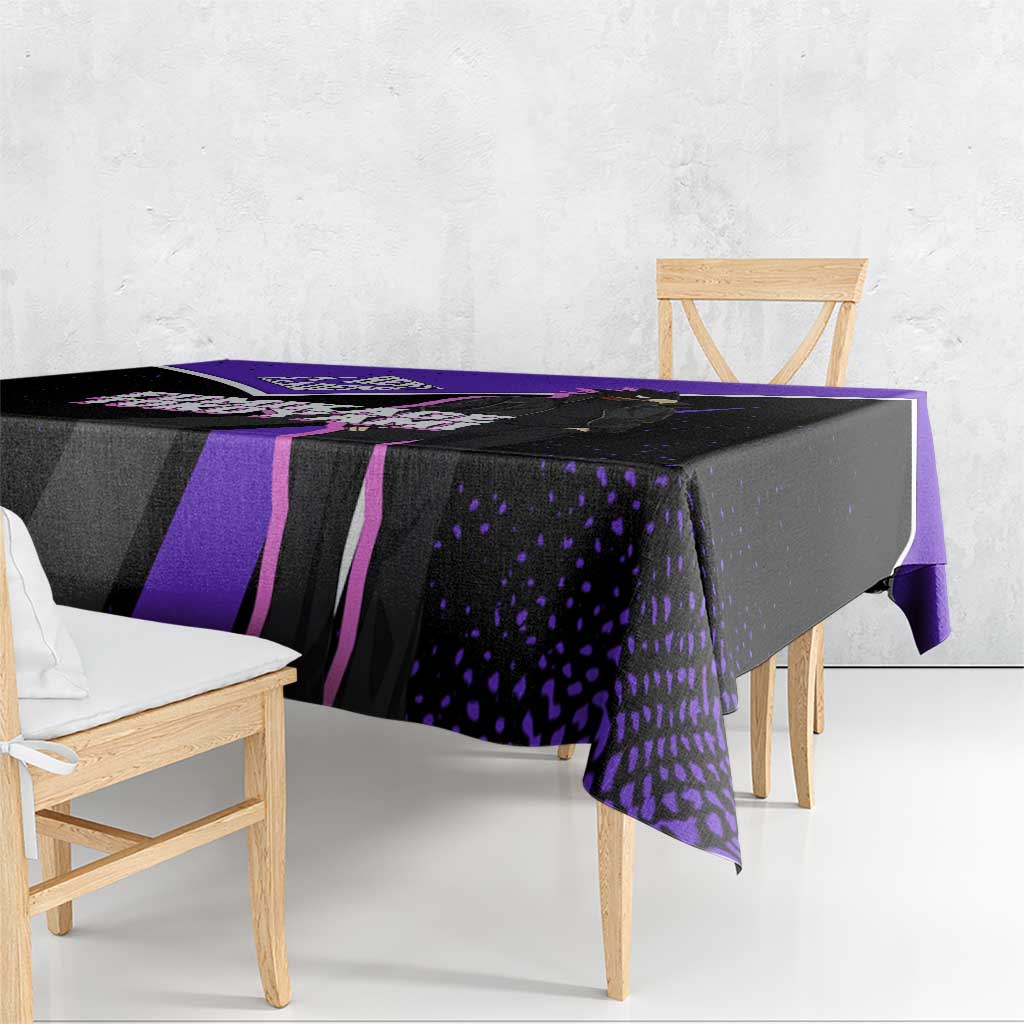 Fumikage Tokoyami My Hero Academia Tablecloth Anime Grunge Splatter Graphic Style