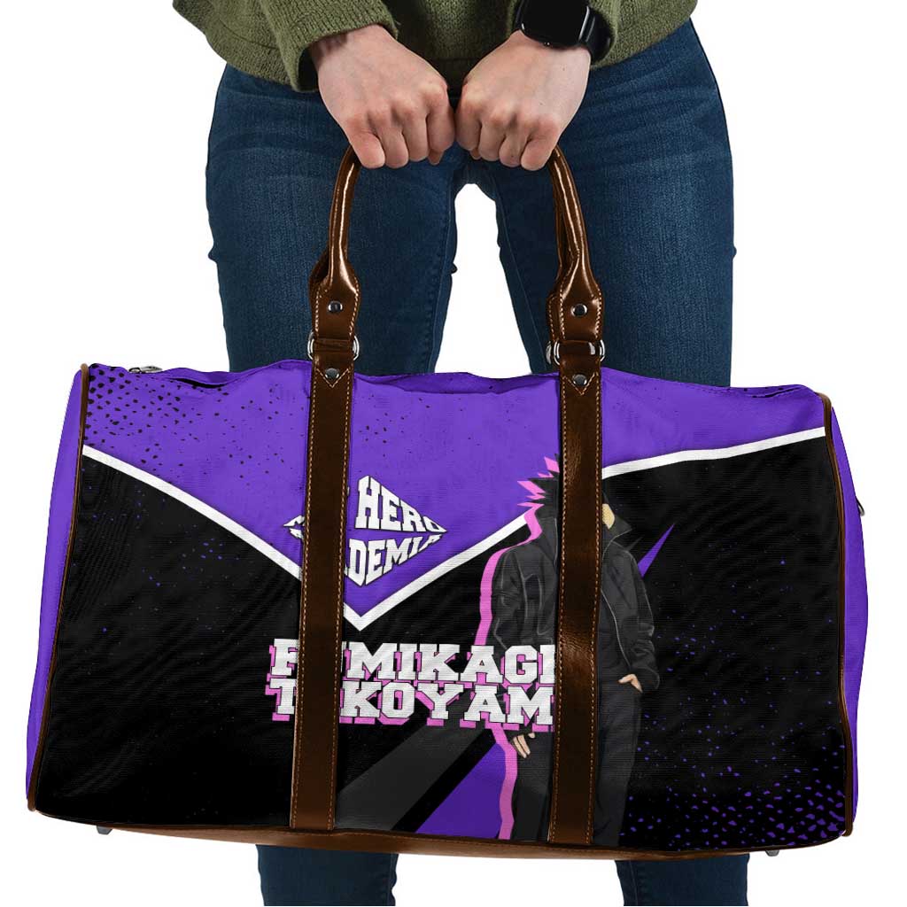 Fumikage Tokoyami My Hero Academia Travel Bag Anime Grunge Splatter Graphic Style