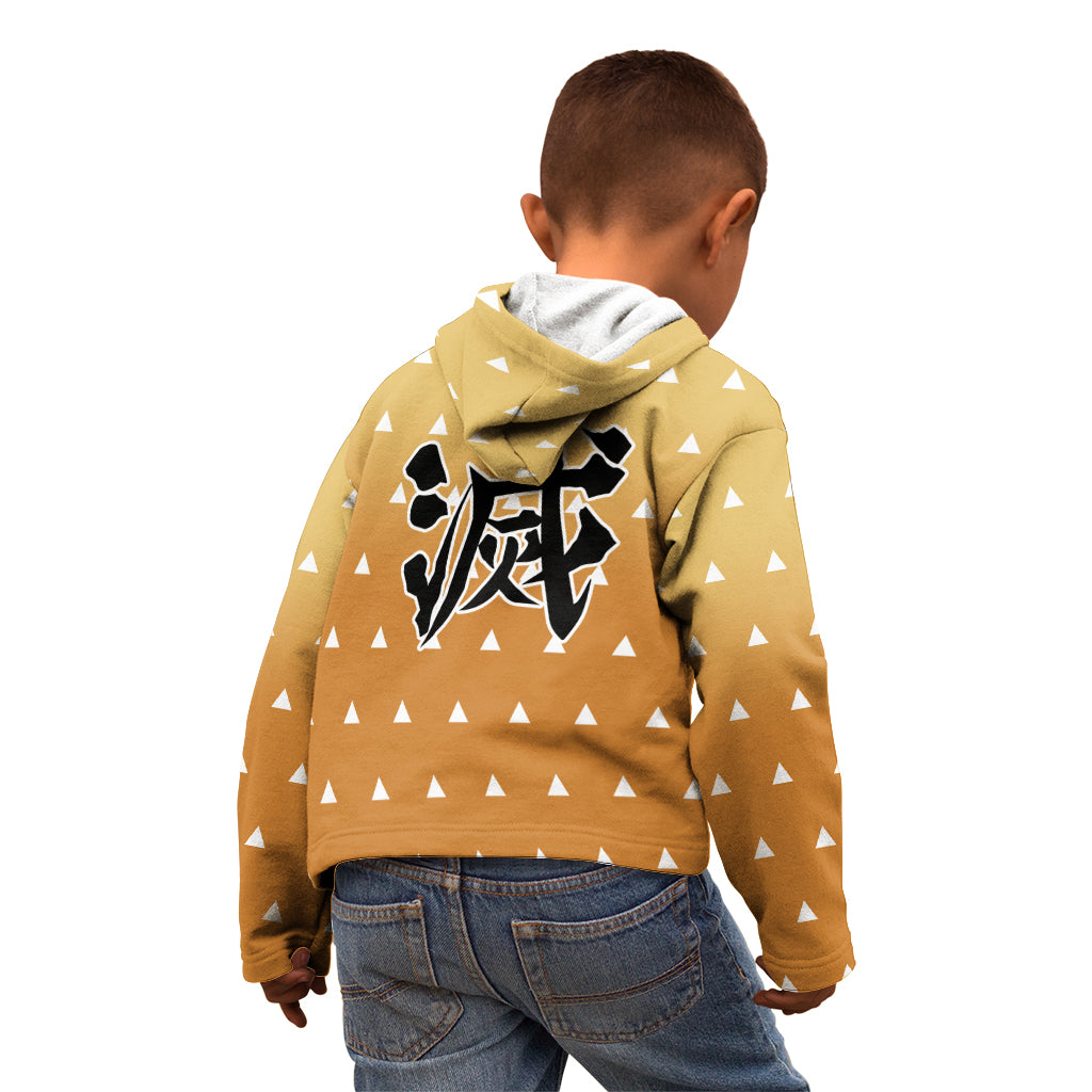 Kimetsu Zenitsu Kid Hoodie Demon Slayer Anime Funny Style