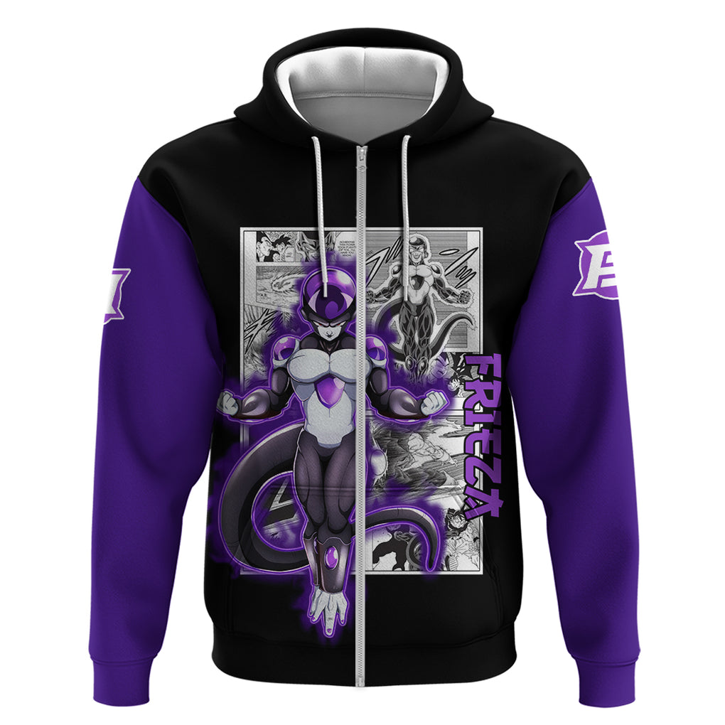 Black Frieza Hoodie Dragon Ball Mix Anime Manga
