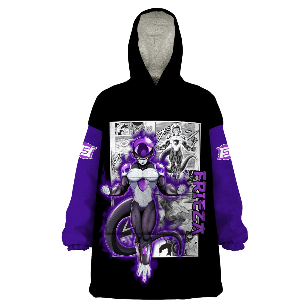 Black Frieza Wearable Blanket Hoodie Dragon Ball Mix Anime Manga
