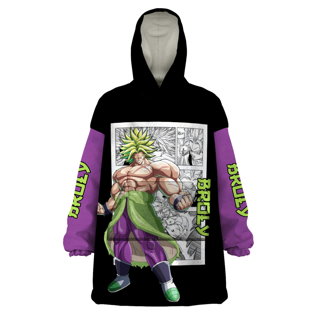Broly Legendary SSJ Wearable Blanket Hoodie Dragon Ball Mix Anime Manga