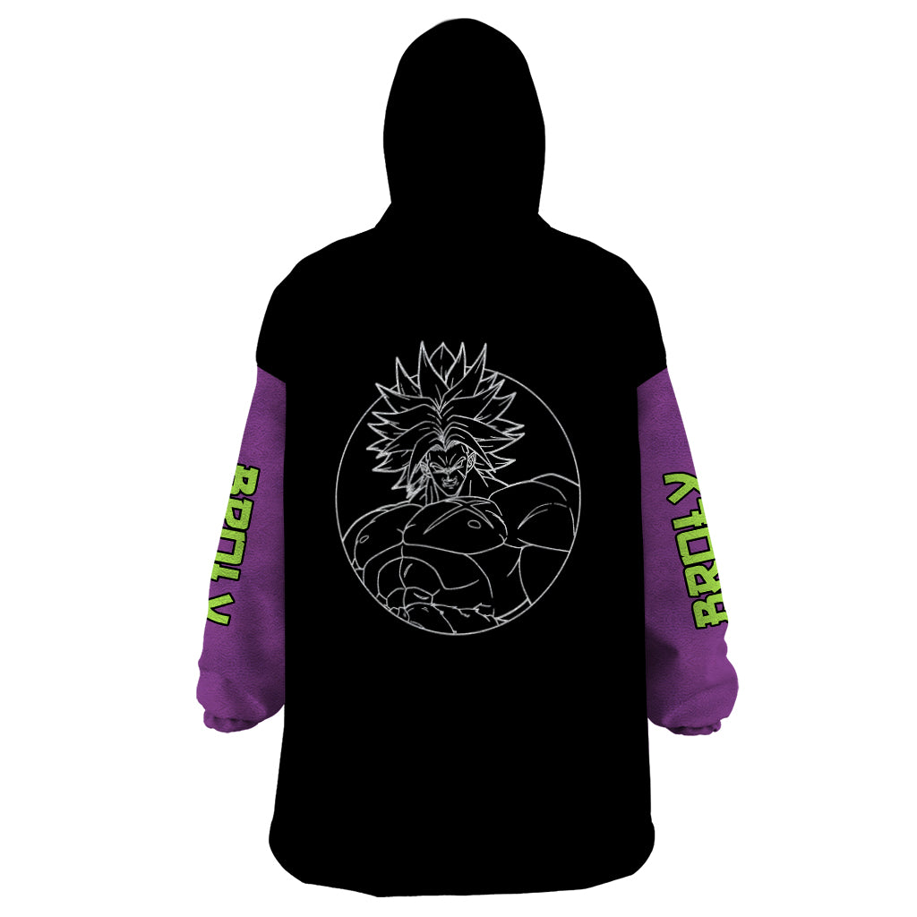 Broly Legendary SSJ Wearable Blanket Hoodie Dragon Ball Mix Anime Manga