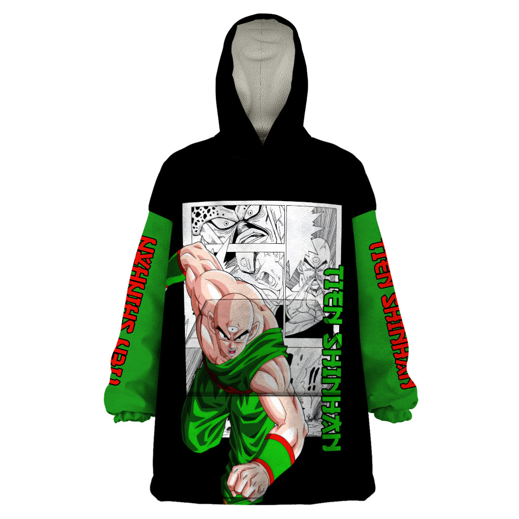 Tien Shinhan Wearable Blanket Hoodie Dragon Ball Mix Anime Manga