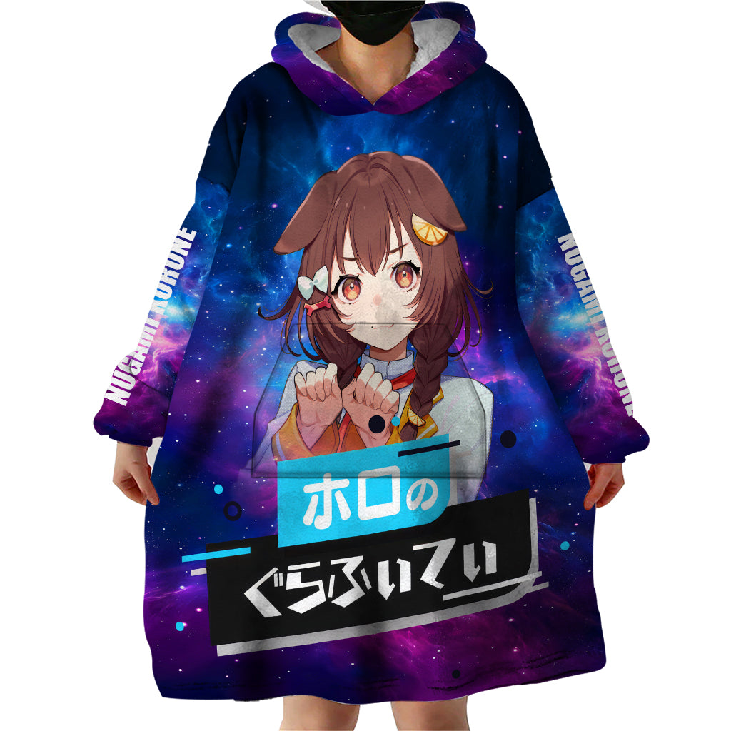 Inugami Korone Holo Live Wearable Blanket Hoodie Galaxy Style