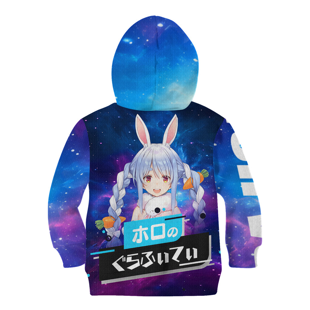 Pekora Usada Holo Live Kid Hoodie Galaxy Style