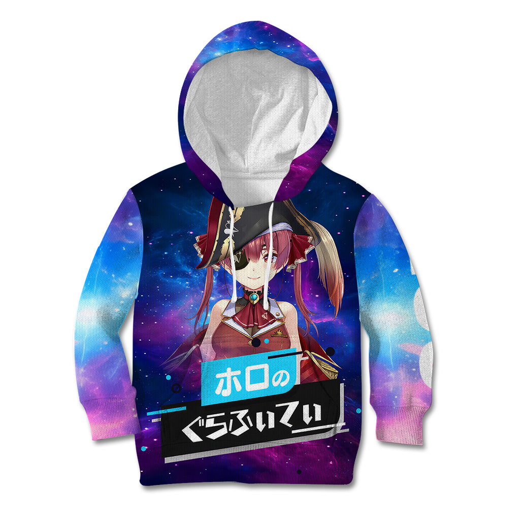 Houshou Marine Holo Live Kid Hoodie Galaxy Style