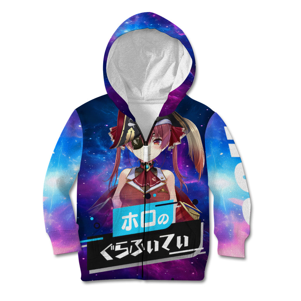 Houshou Marine Holo Live Kid Hoodie Galaxy Style