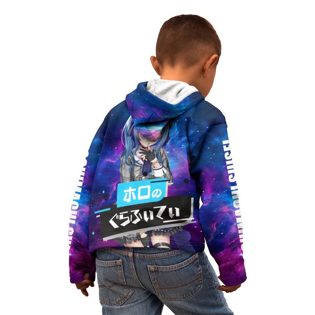 Hoshimachi Suisei Holo Live Kid Hoodie Galaxy Style