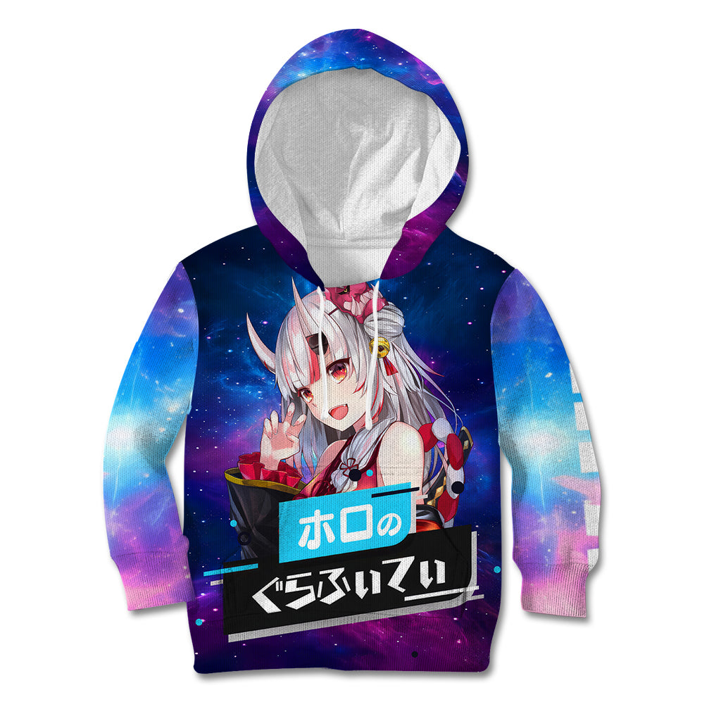 Nakiri Ayame Holo Live Kid Hoodie Galaxy Style