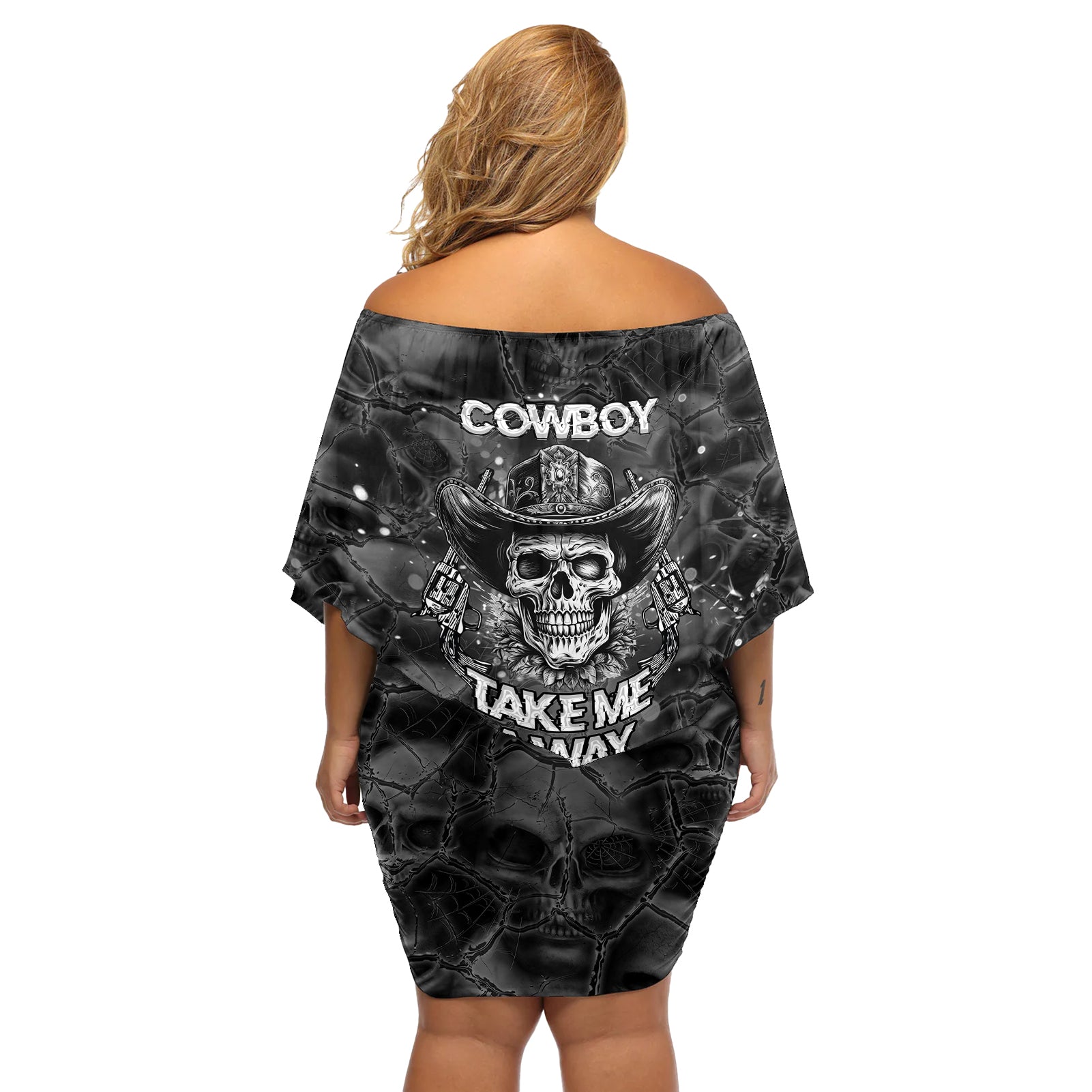 cowboy-skull-off-shoulder-short-dress-cowboy-take-me-away