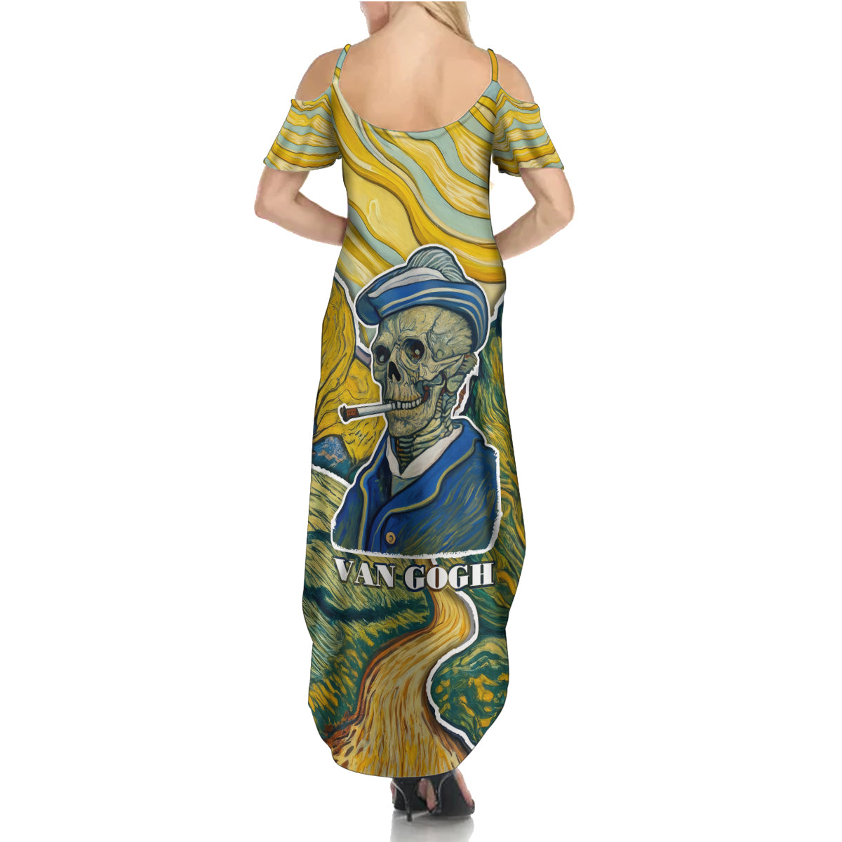 vincent-van-gogh-skull-summer-maxi-dress