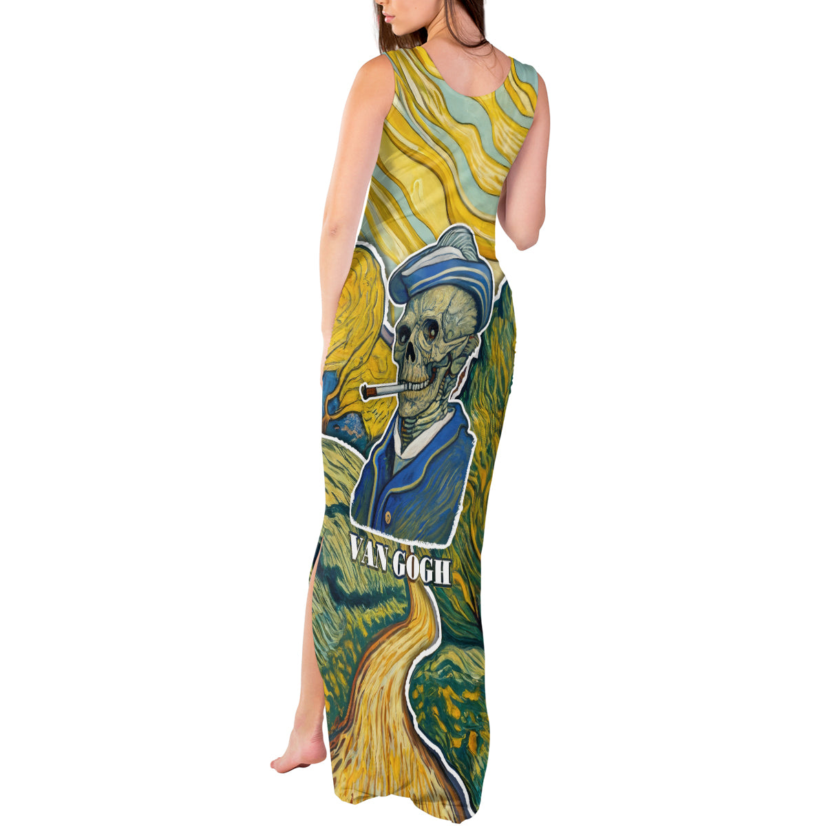 vincent-van-gogh-skull-tank-maxi-dress