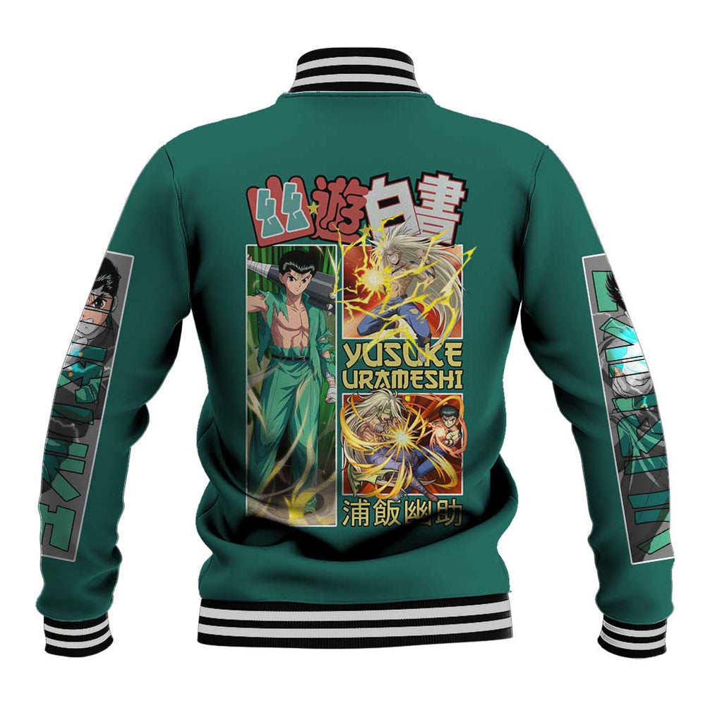 Yusuke Urameshi Yuyu Hakusho Baseball Jacket Anime Style