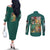 Yusuke Urameshi Yuyu Hakusho Couples Matching Off The Shoulder Long Sleeve Dress and Long Sleeve Button Shirt Anime Style