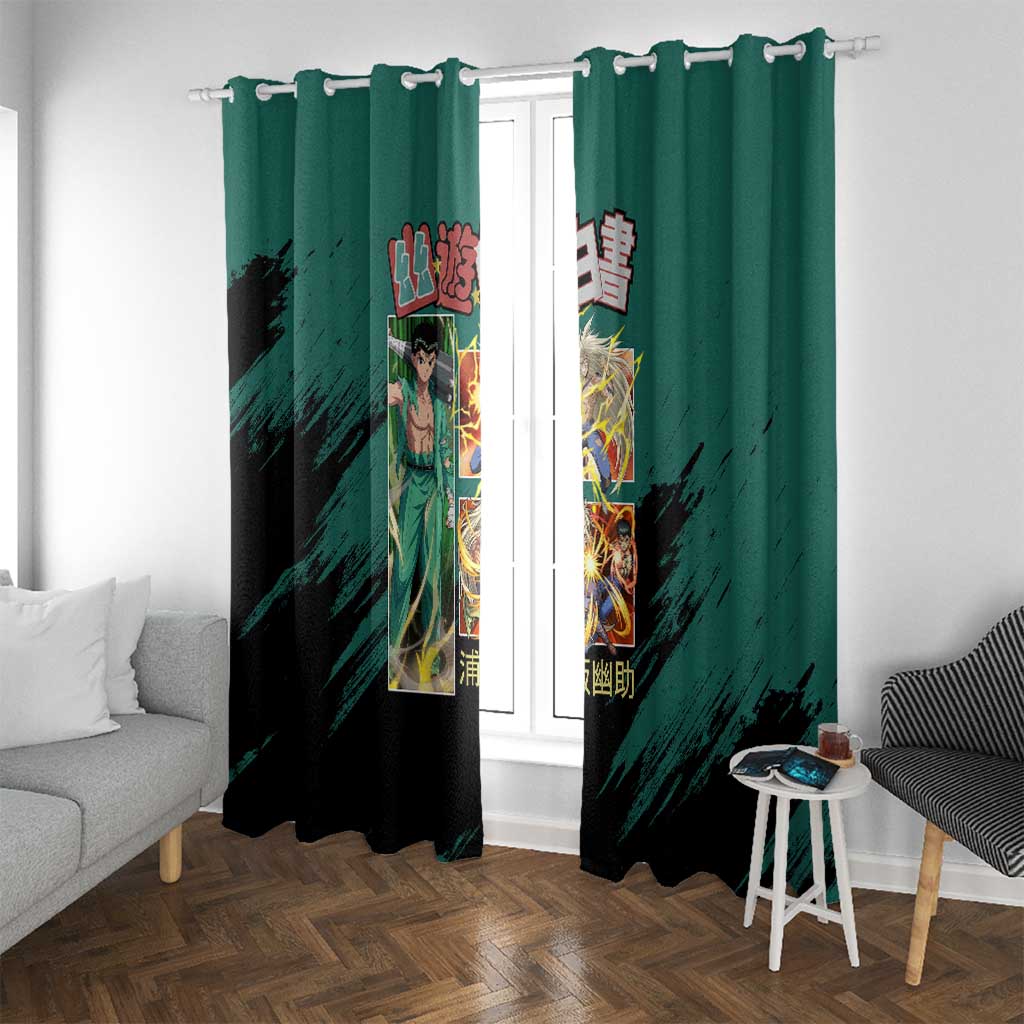 Yusuke Urameshi Yuyu Hakusho Window Curtain Anime Style