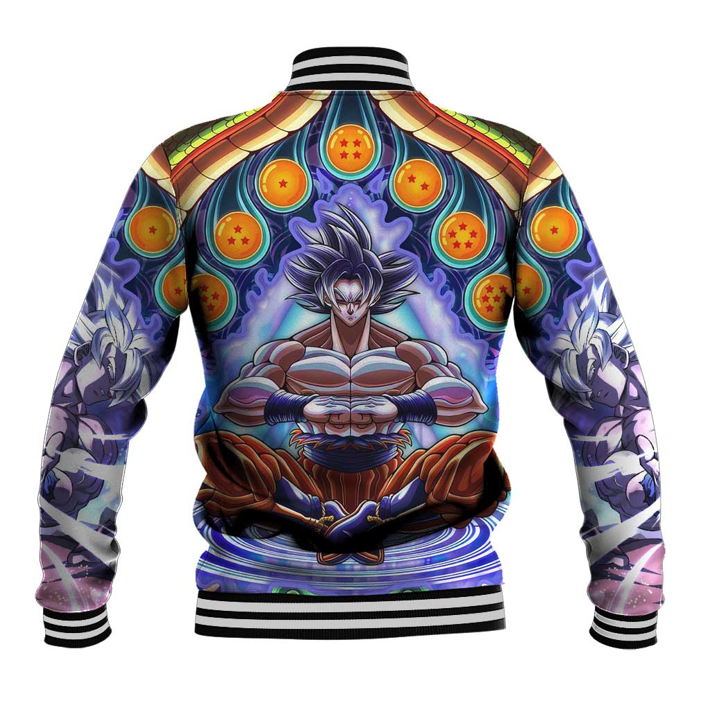 Trippy Ultra Instinct Goku Dragon Ball Z Baseball Jacket Anime Trippy Style