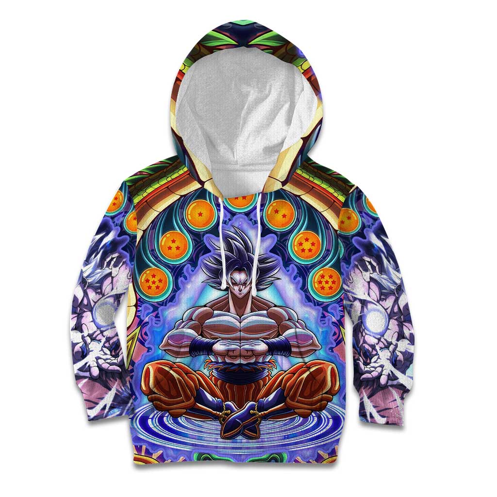 Trippy Ultra Instinct Goku Dragon Ball Z Kid Hoodie Anime Trippy Style