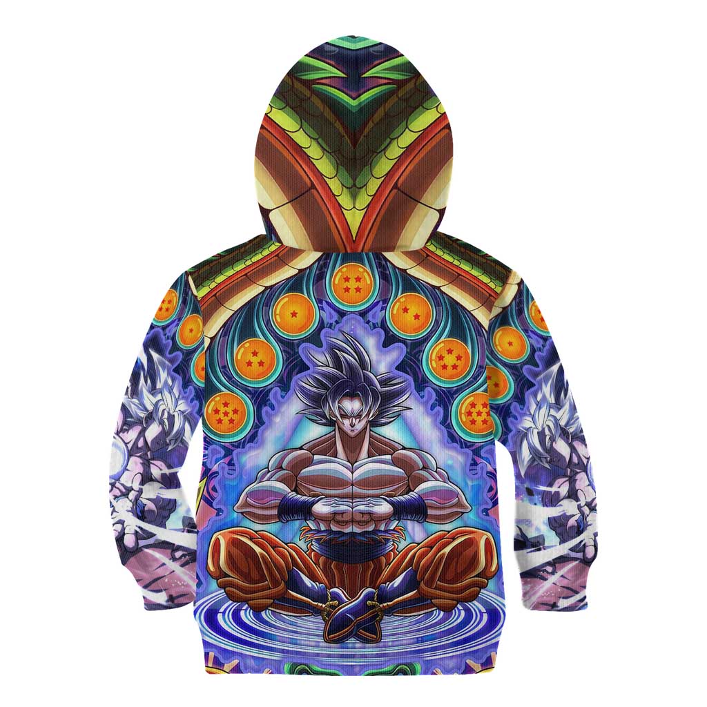 Trippy Ultra Instinct Goku Dragon Ball Z Kid Hoodie Anime Trippy Style