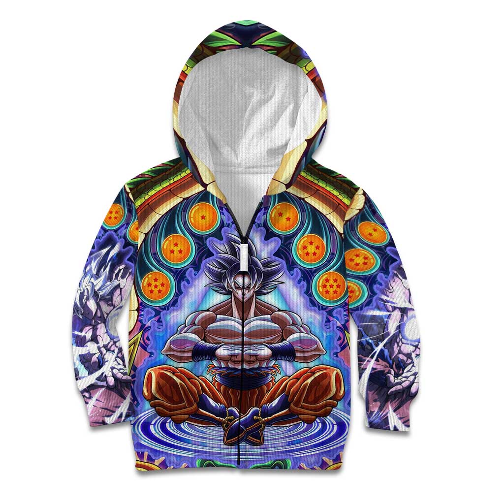 Trippy Ultra Instinct Goku Dragon Ball Z Kid Hoodie Anime Trippy Style