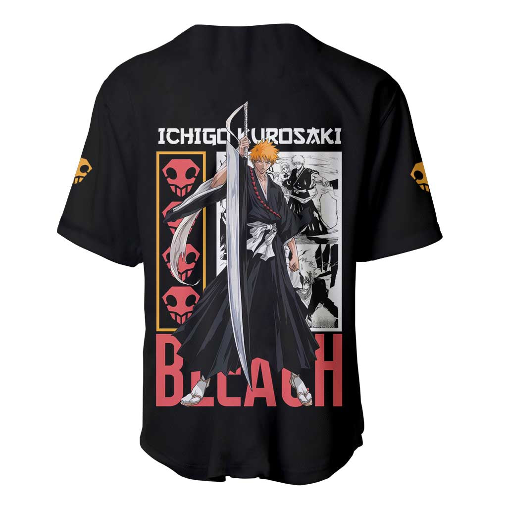 Ichigo Kurosaki TYBWA V2 Bleach Baseball Jersey Anime Style