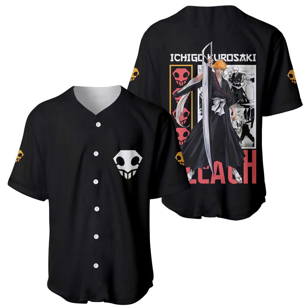 Ichigo Kurosaki TYBWA V2 Bleach Baseball Jersey Anime Style