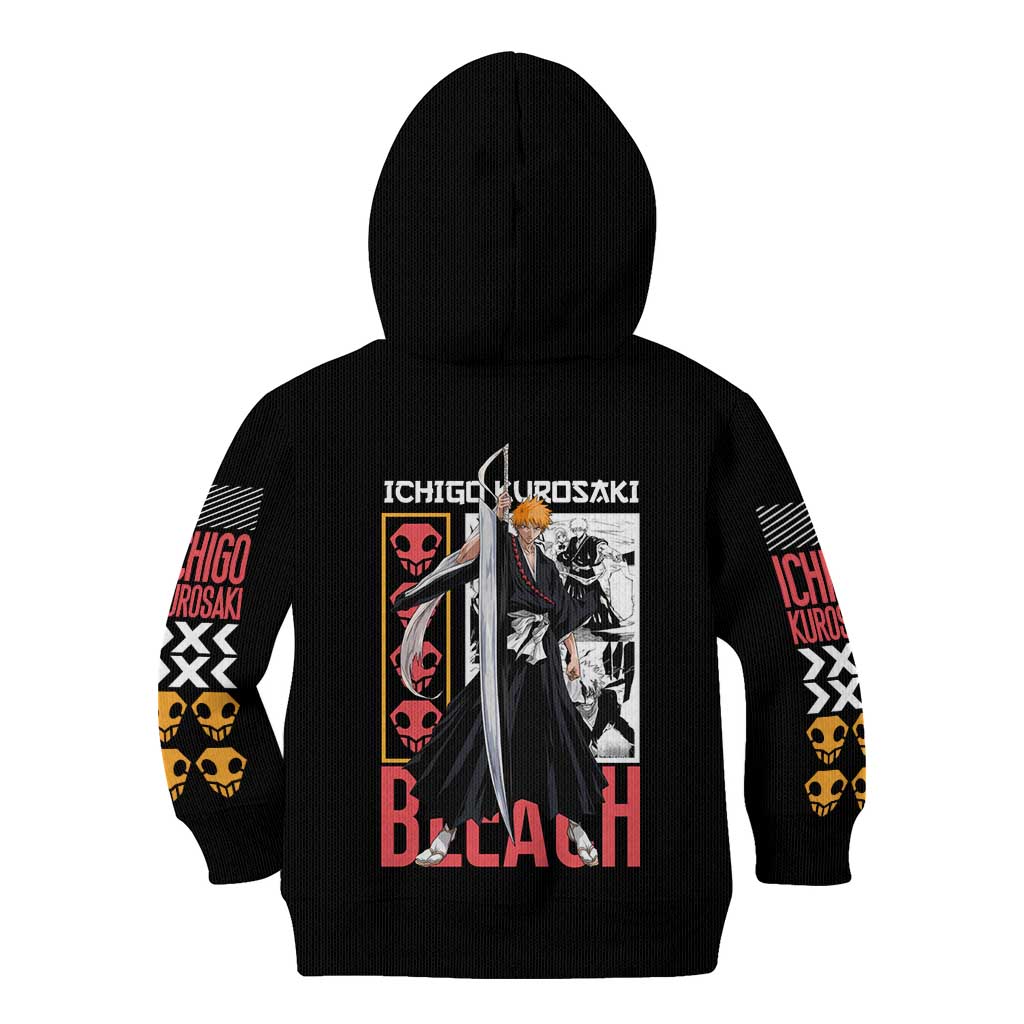 Ichigo Kurosaki TYBWA V2 Bleach Kid Hoodie Anime Style