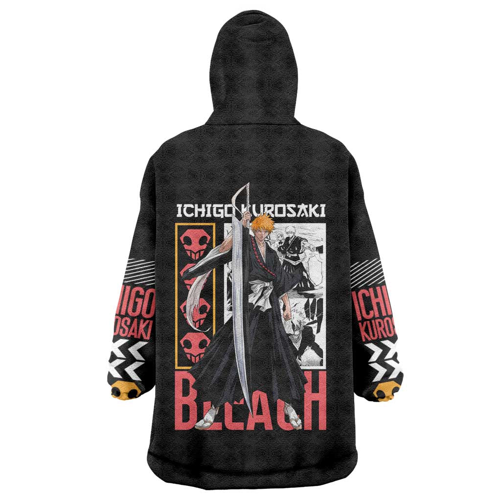 Ichigo Kurosaki TYBWA V2 Bleach Wearable Blanket Hoodie Anime Style