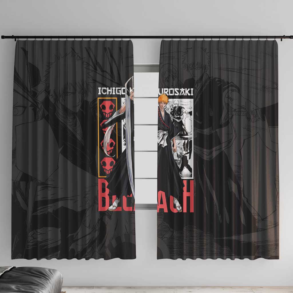Ichigo Kurosaki TYBWA V2 Bleach Window Curtain Anime Style