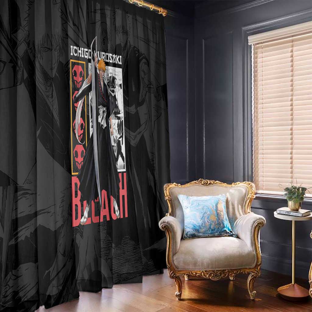 Ichigo Kurosaki TYBWA V2 Bleach Window Curtain Anime Style
