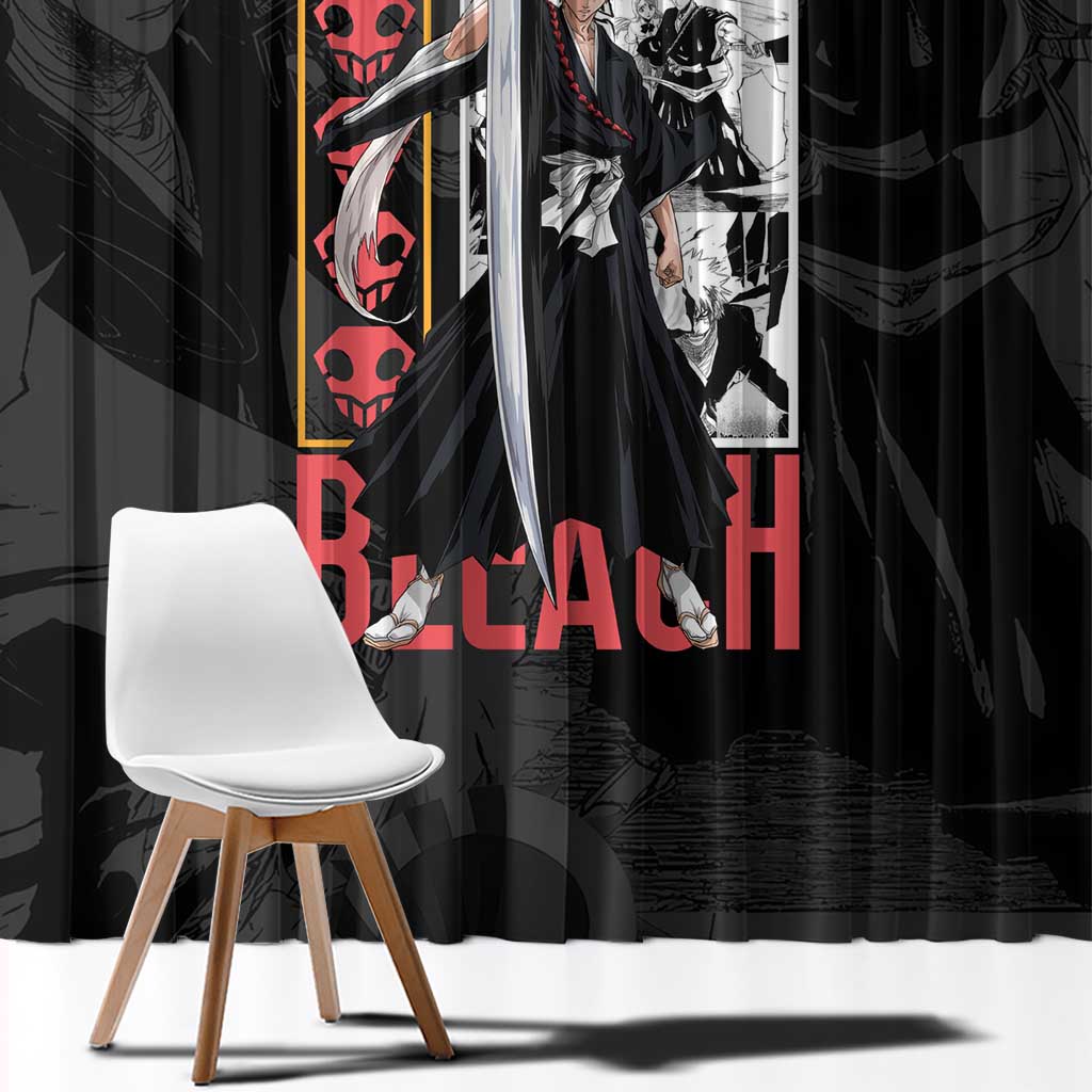 Ichigo Kurosaki TYBWA V2 Bleach Window Curtain Anime Style