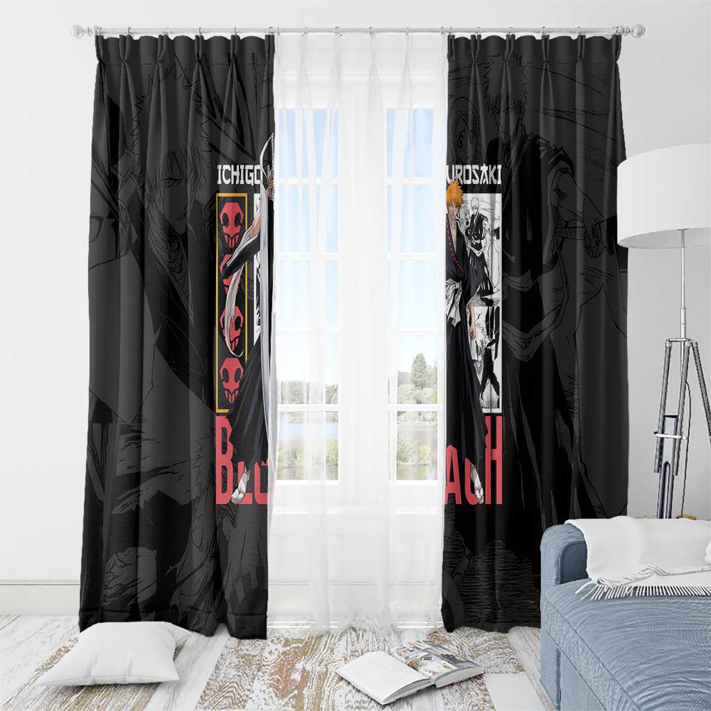 Ichigo Kurosaki TYBWA V2 Bleach Window Curtain Anime Style