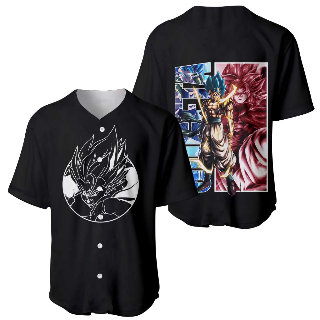 Gogeta Dragon Ball Z Baseball Jersey Anime Style