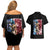 Gogeta Dragon Ball Z Couples Matching Off Shoulder Short Dress and Hawaiian Shirt Anime Style