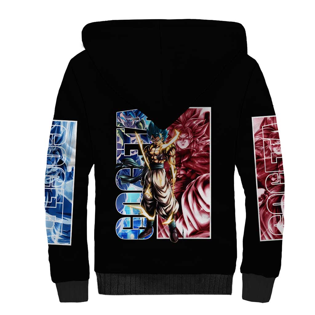 Gogeta Dragon Ball Z Sherpa Hoodie Anime Style