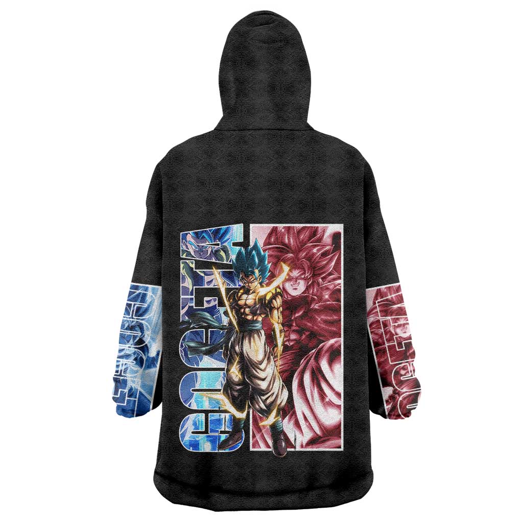 Gogeta Dragon Ball Z Wearable Blanket Hoodie Anime Style