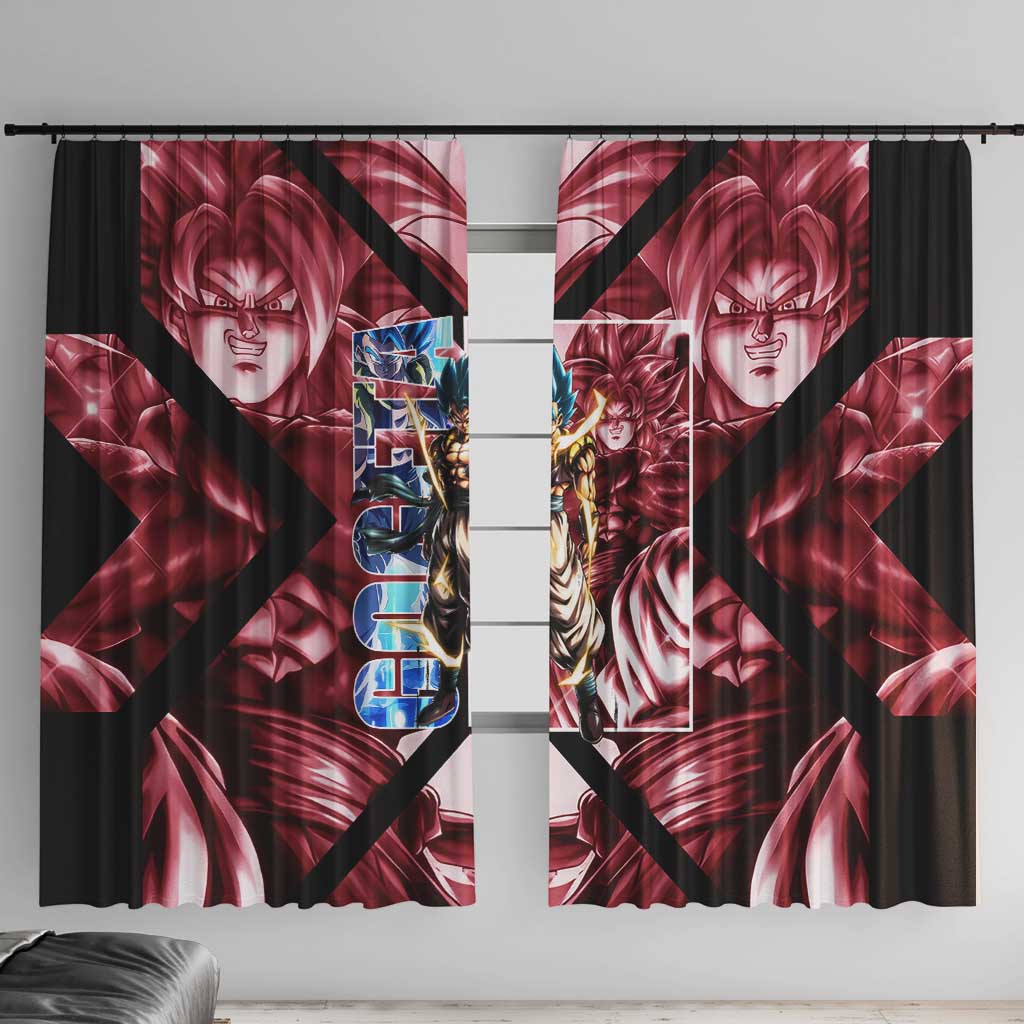 Gogeta Dragon Ball Z Window Curtain Anime Style