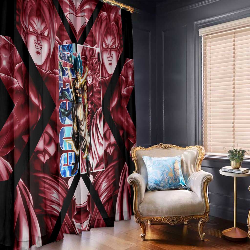 Gogeta Dragon Ball Z Window Curtain Anime Style