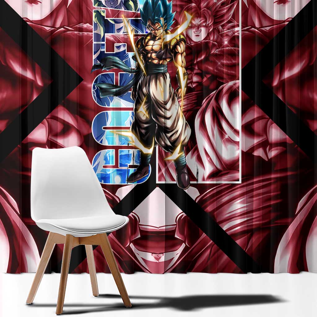 Gogeta Dragon Ball Z Window Curtain Anime Style