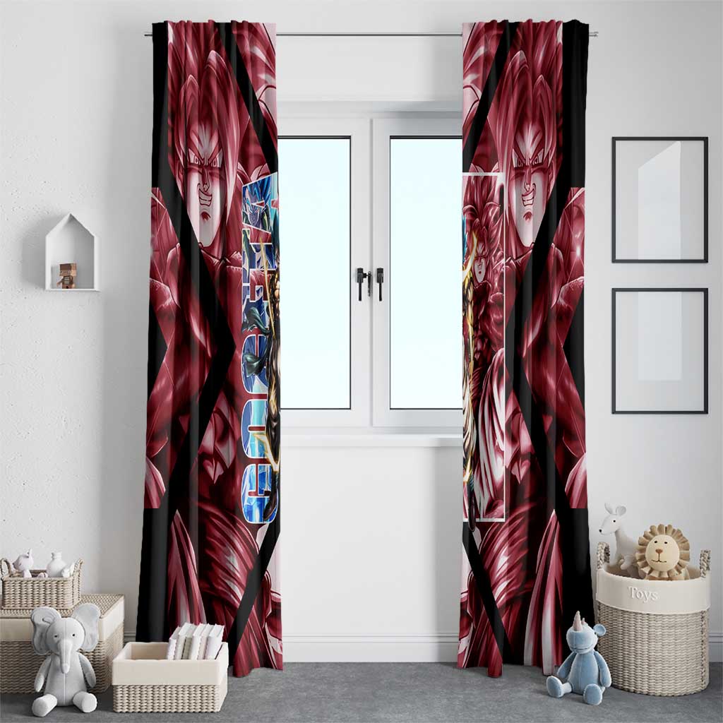 Gogeta Dragon Ball Z Window Curtain Anime Style