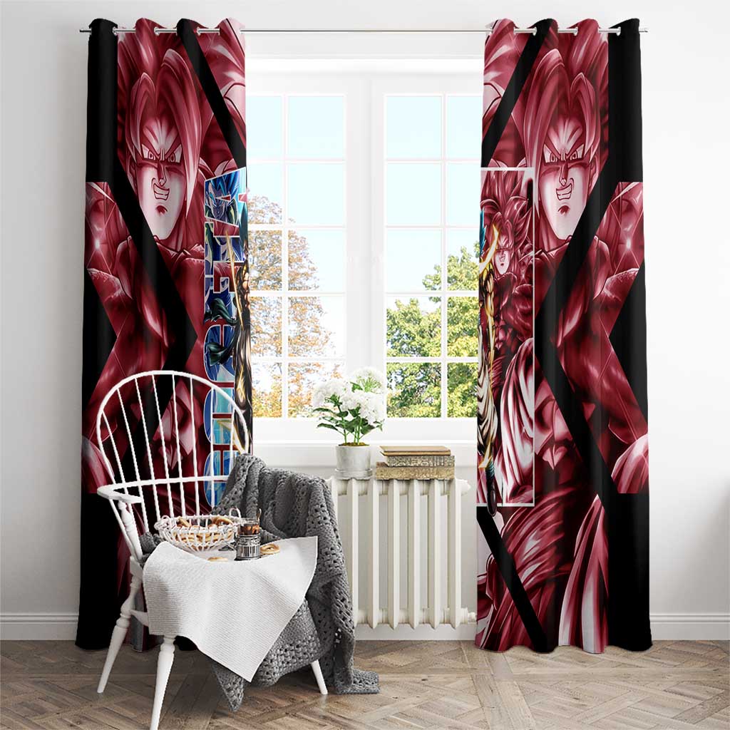Gogeta Dragon Ball Z Window Curtain Anime Style