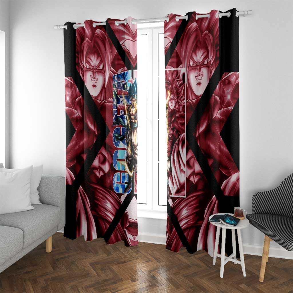 Gogeta Dragon Ball Z Window Curtain Anime Style
