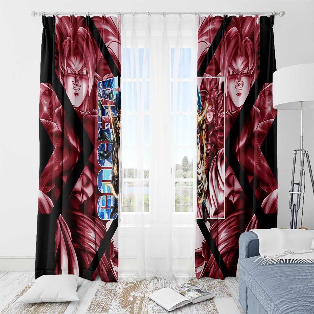 Gogeta Dragon Ball Z Window Curtain Anime Style