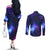 One Piece Lunar Ring Luffy Couples Matching Off The Shoulder Long Sleeve Dress and Long Sleeve Button Shirt Anime Style